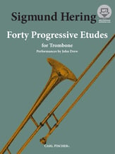 40 PROGRESSIVE ETUDES TROMBONE BK/CD REVISED EDITION cover